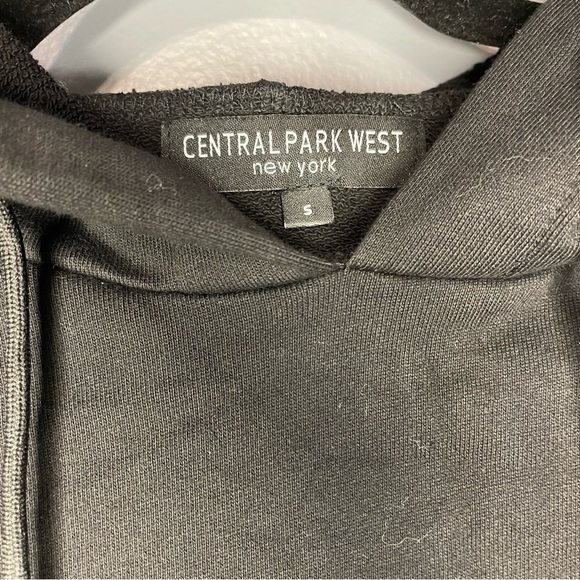 Central Park West | Black Hoodie Sweater Arms zig zag - Picture 4 of 10